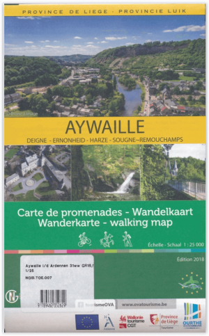 Wandelkaart Aywaille Ardennen - NGI