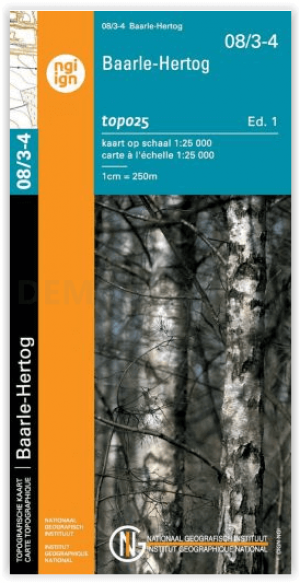 TOPO Wandelkaart 08/3-4 Baarle-Hertog - NGI