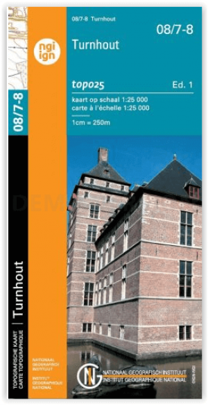 TOPO Wandelkaart 08/7-8 Turnhout - NGI