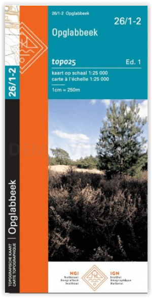 TOPO Wandelkaart 26/1-2 Opglabbeek - NGI
