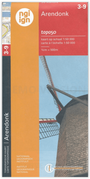 TOPO Wandelkaart 3/9 Arendonk - NGI