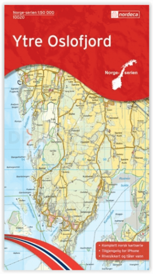 Wandelkaart 10020 Ytre Oslofjord - Nordeca AS