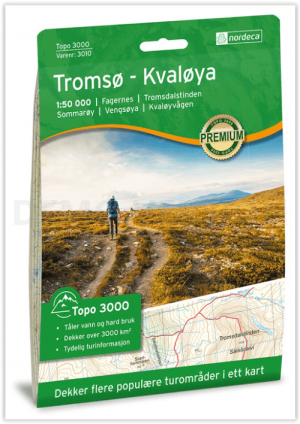 Wandelkaart 3010 Tromsø-Kvaløya - Nordeca AS