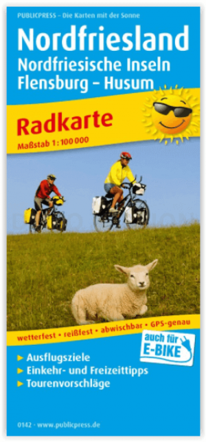 Fietskaart Nordfriesland & Nordfriesische Inseln - Publipress