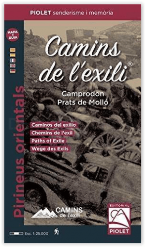 Wandelkaart 040 Camins de l'exili - Editorial Piolet