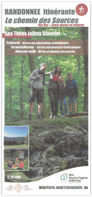 Wandelkaart Chemin des Sources - NGI