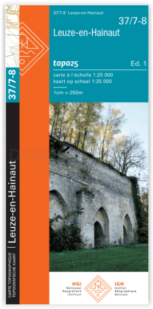 TOPO Wandelkaart 37/7-8 Leuze-en-Hainaut - NGI