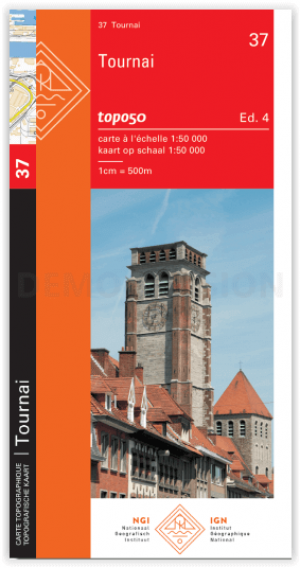 TOPO Wandelkaart 37 Tournai - NGI