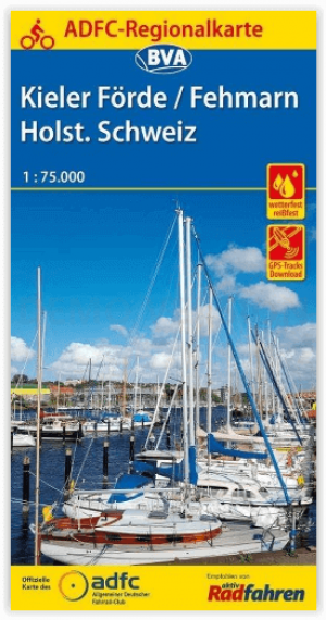 Fietskaart Kieler Förde- Fehmarn & Holsteinische Schweiz - ADFC