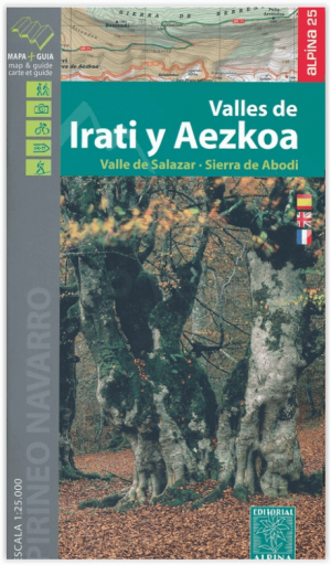 Wandelkaart 01 Mapa de Valles de Irati y Aezkoa - Ed. Alpina