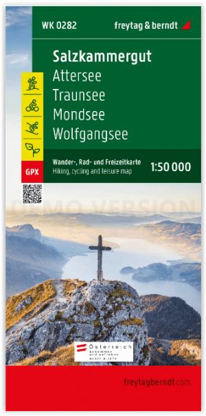 Wandelkaart Attersee & Traunsee - F&B
