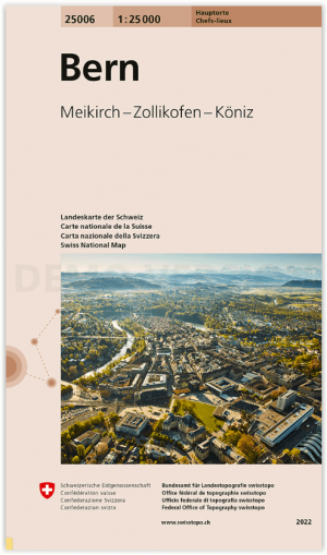 Wandelkaart 25006 Bern - Swisstopo