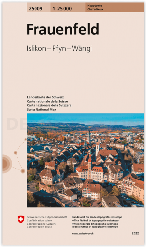 Wandelkaart 25009 Frauenfeld - Swisstopo