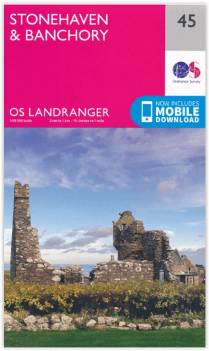 Wandelkaart 45 Stonehaven & Banchory - OSI