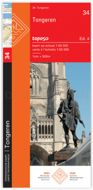 TOPO Wandelkaart 34 Tongeren - NGI