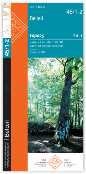 TOPO Wandelkaart 45/1-2 Beloeil - NGI