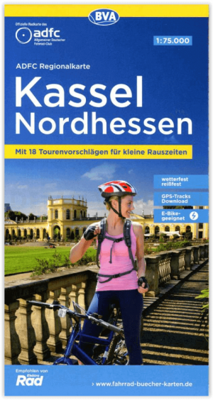 Fietskaart Regionalkarte Kassel & Noordhessen - ADFC