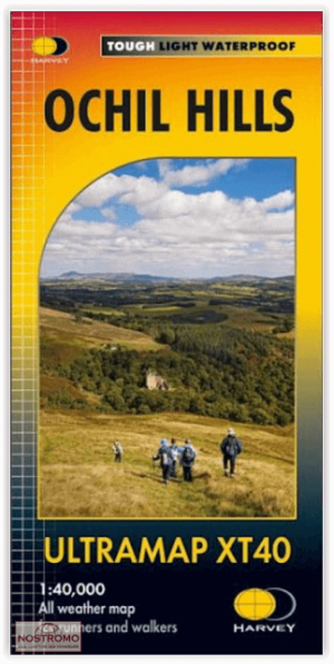 Wandelkaart Ochil Hills XT40 ultra - Harvey Maps