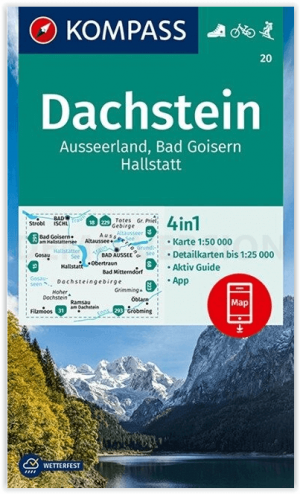Wandelkaart 20 Dachstein - Kompass