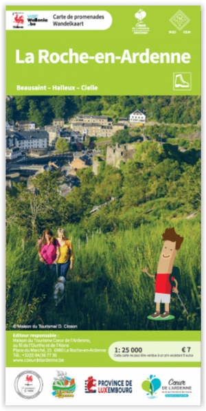 Wandelkaart La Roche-en-Ardenne - NGI