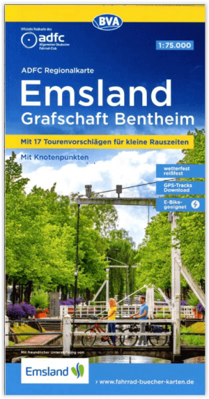 Fietskaart Regionalkarte Emsland - ADFC