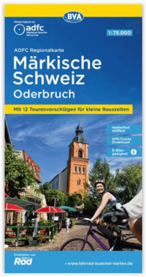 Fietskaart ADFC Regionalkarte Märkische Schweiz - Oderbruch - ADFC