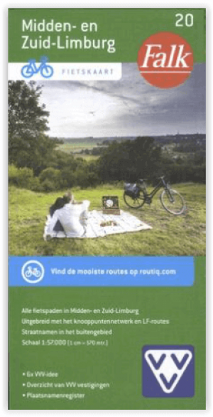 Fietskaart 20 Midden & Zuid Limburg Nederland - Falk