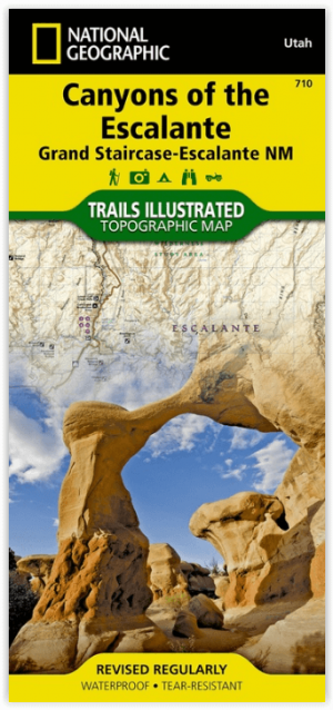 Wandelkaart 710 Canyons of the Escalante NP - Nat Geo