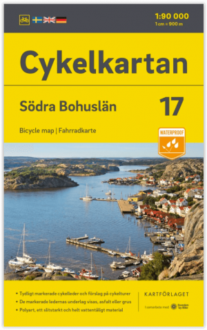 Fietskaart 17 Cykelkartan S. Bohuslän - Bohuslän S - Norstrdts