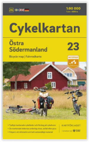 Fietskaart 23 Cykelkartan Östra Södermanland - Norstedts