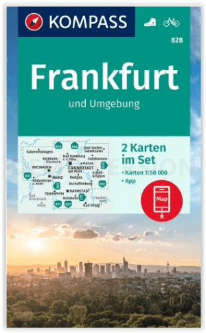 Wandelkaart 828 Frankfurt & Umgebung - Kompass
