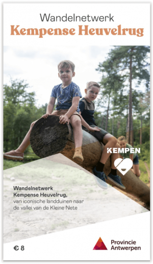 Wandelkaart Kempense Heuvelrug wandelnetwerk - Antwerpen