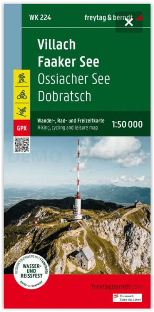 Wandelkaart Villach- Faaker See- Ossiacher See - Kompass
