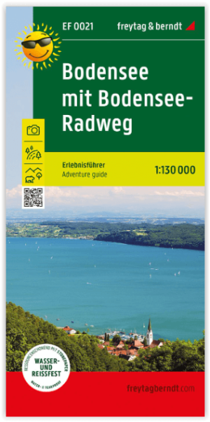 Fietskaart Bodensee mit Bodensee-Radweg - F&B