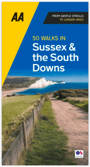 Wandelgids Sussex & the South Downs AONB - 50 walks - AA Publ.
