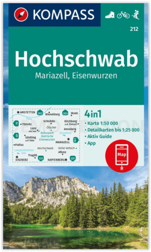 Wandelkaart 212 Hochschwab - Kompass