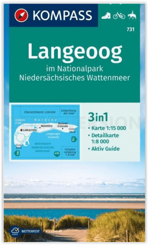Wandelkaart 731 Langeoog - Kompass Karten