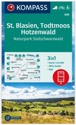 Wandelkaart 898 St-Blasien- Todtmoos & Hotzenwald - Kompass
