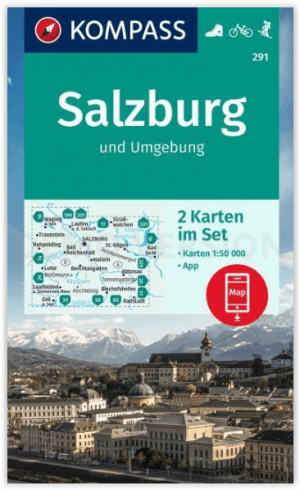 Wandelkaart 291 Salzburg & Umgebung - Kompass