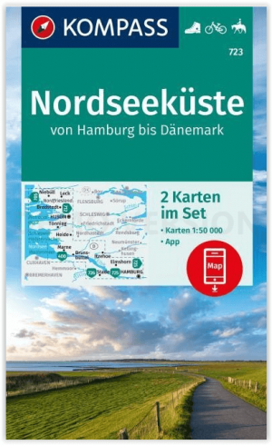 Wandelkaart 723 Nordseeküste - Kompass