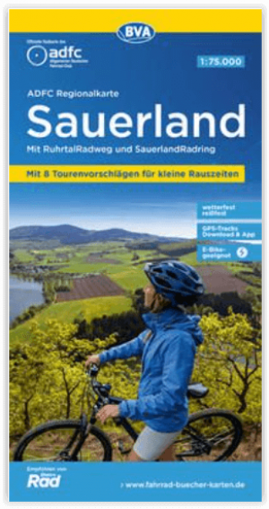 Fietskaart Sauerland - ADFC