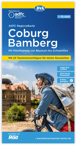 Fietskaart Coburg & Bamberg - ADFC