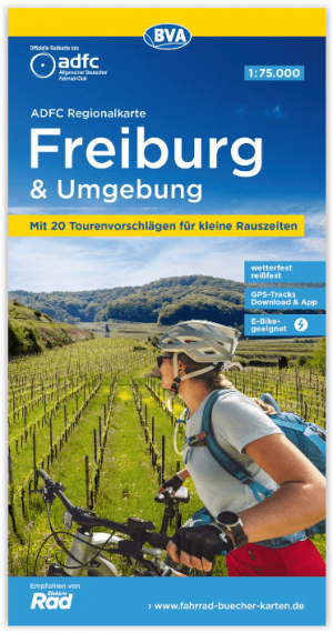 Fietskaart ADFC Regionalkarte Freiburg & omgeving - ADFC