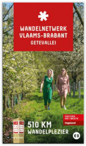 Wandelkaart Grote-en kleine Gete wandelnetwerk - Vlaams Brabant