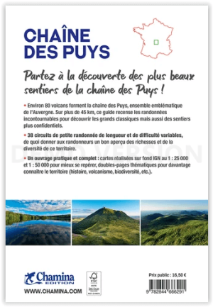 Wandelgids Chaîne des Puys - 38 balades à pied - Chamina