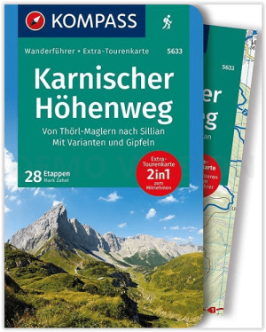 Wandelgids 5633 Karnischer Höhenweg Karinthië - Kompass
