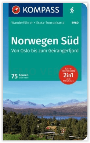 Wandelgids 5980 Norwegen Süd- Oslo- Geirangerfjord - Kompass