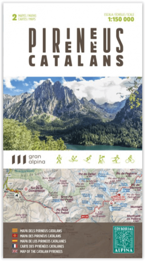 Wandelkaart 050 Pyrénées catalanes - Ed. Alpina