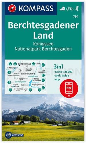 Wandelkaart 794 Berchtesgadener Land NP - Kompass