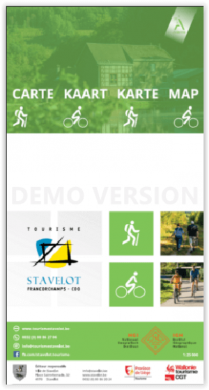 Wandelkaart Stavelot & Francorchamps - NGI